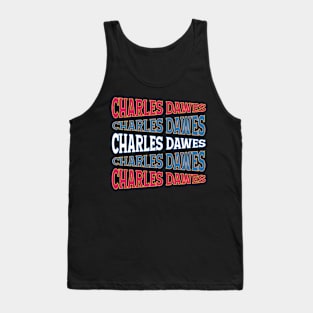 TEXT ART USA CHARLES DAWES Tank Top